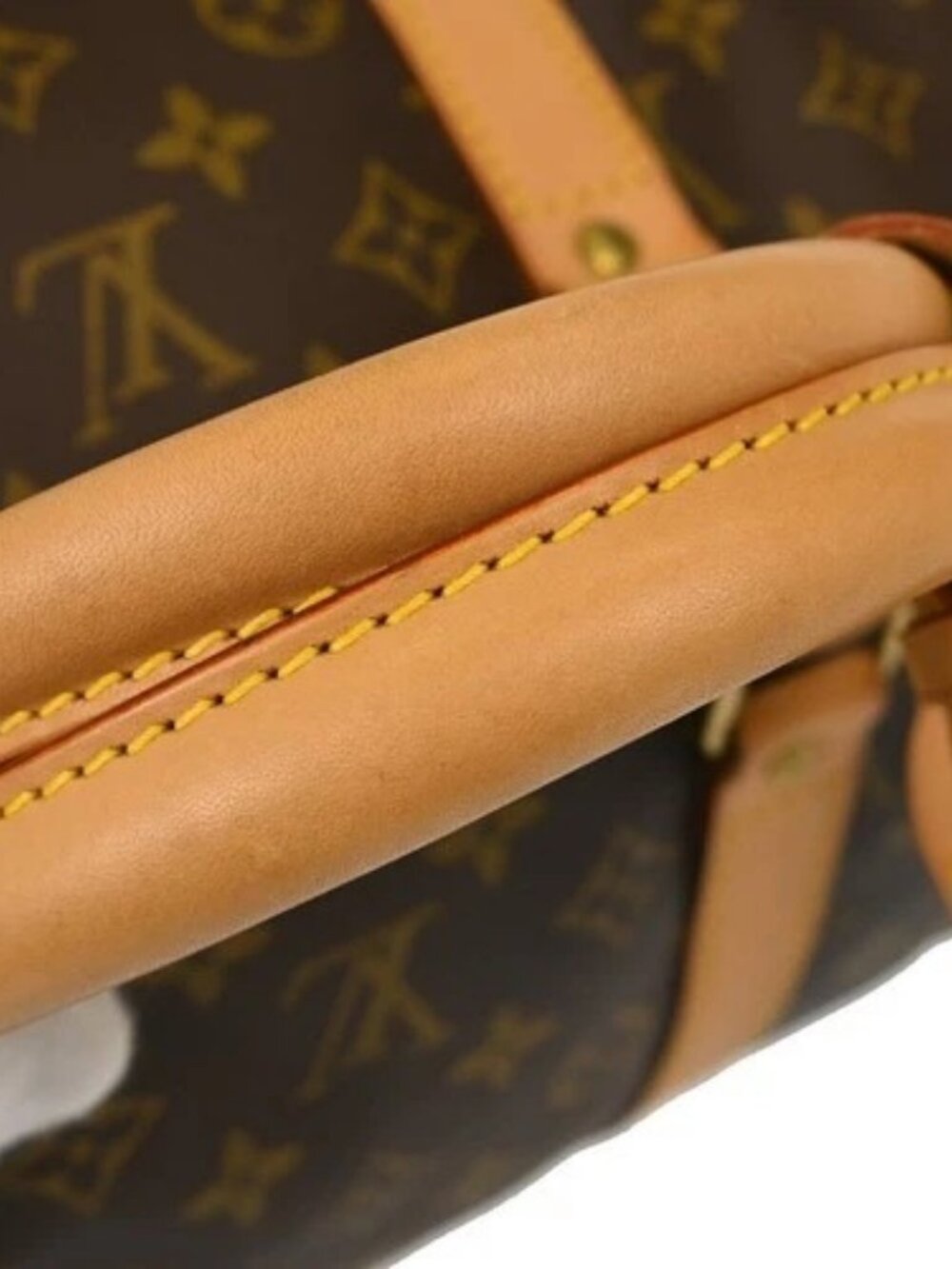 Best03/ LOUIS VUITTON KEEPALL 55 TRAVEL HANDBAG MONOGRAM M41424 SP0974 NQ06670 - Picture 6 of 11